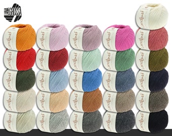 Lana Grossa 50 g Landlust Alpaka Merino 160 Wolle Stricken 26 Farben