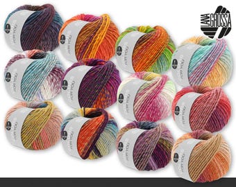 Lana Grossa 50 g Colors for you wicking yarn with color gradient knitting crochet wool yarn 12 colors