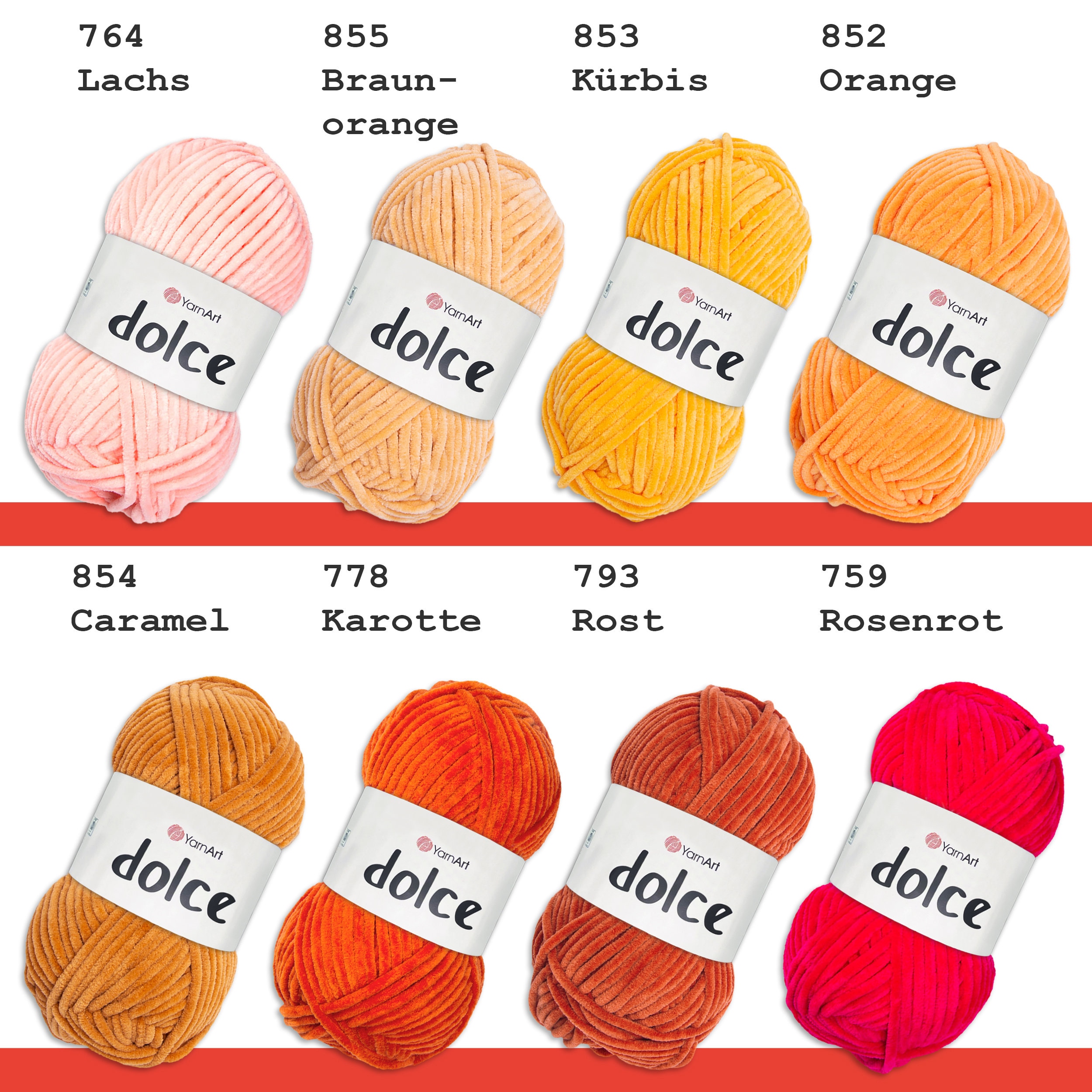 YarnArt 100 G Hilo De Lana Dolce Chenille Para Tejer A Crochet