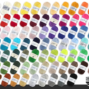 Lana Grossa 50 g Cotone Baumwolle Stricken Häkeln Basic-Garn Sommergarn Wolle Garn 70 Farben