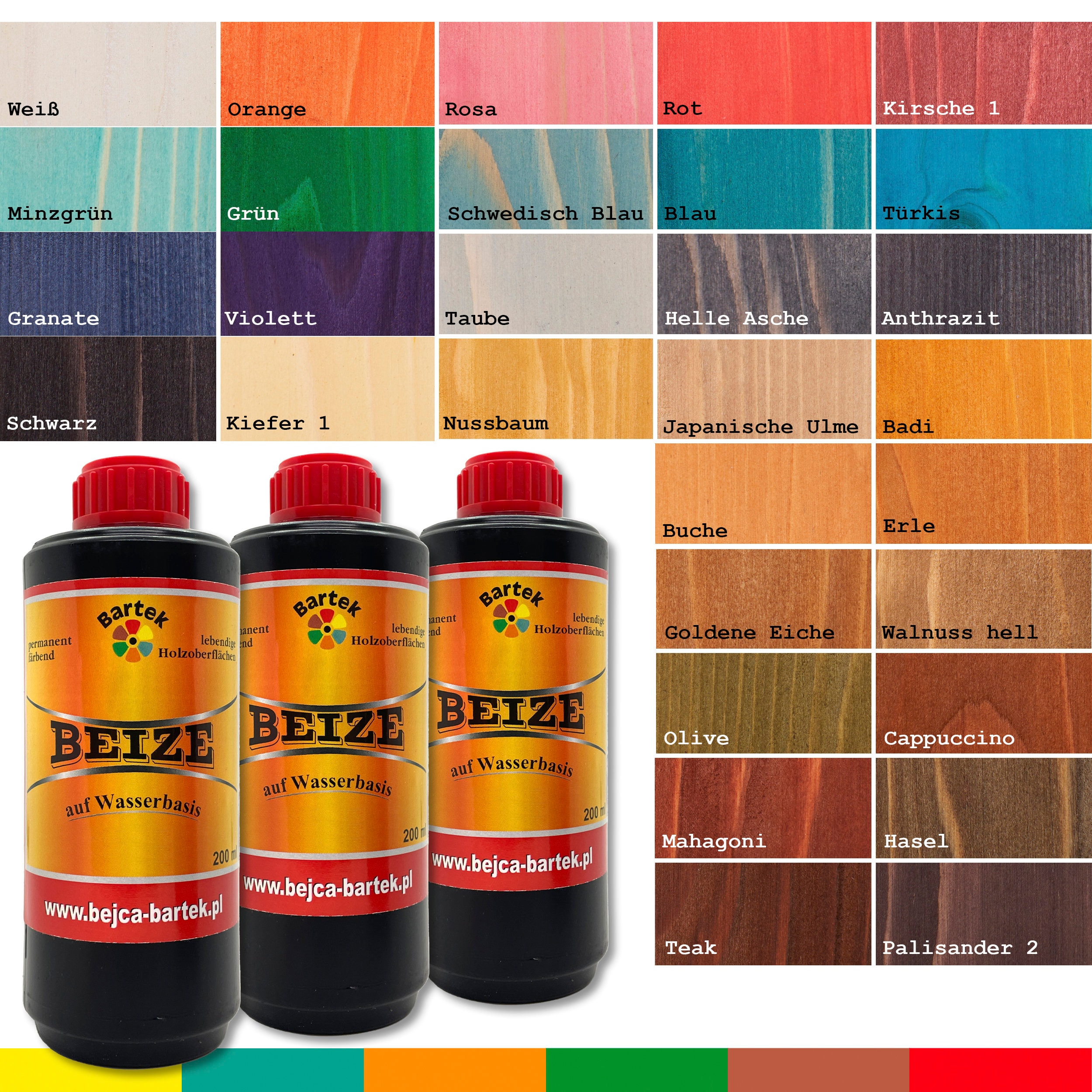 Interior Wood Dye Stain Traditional Colours Littlefair's 