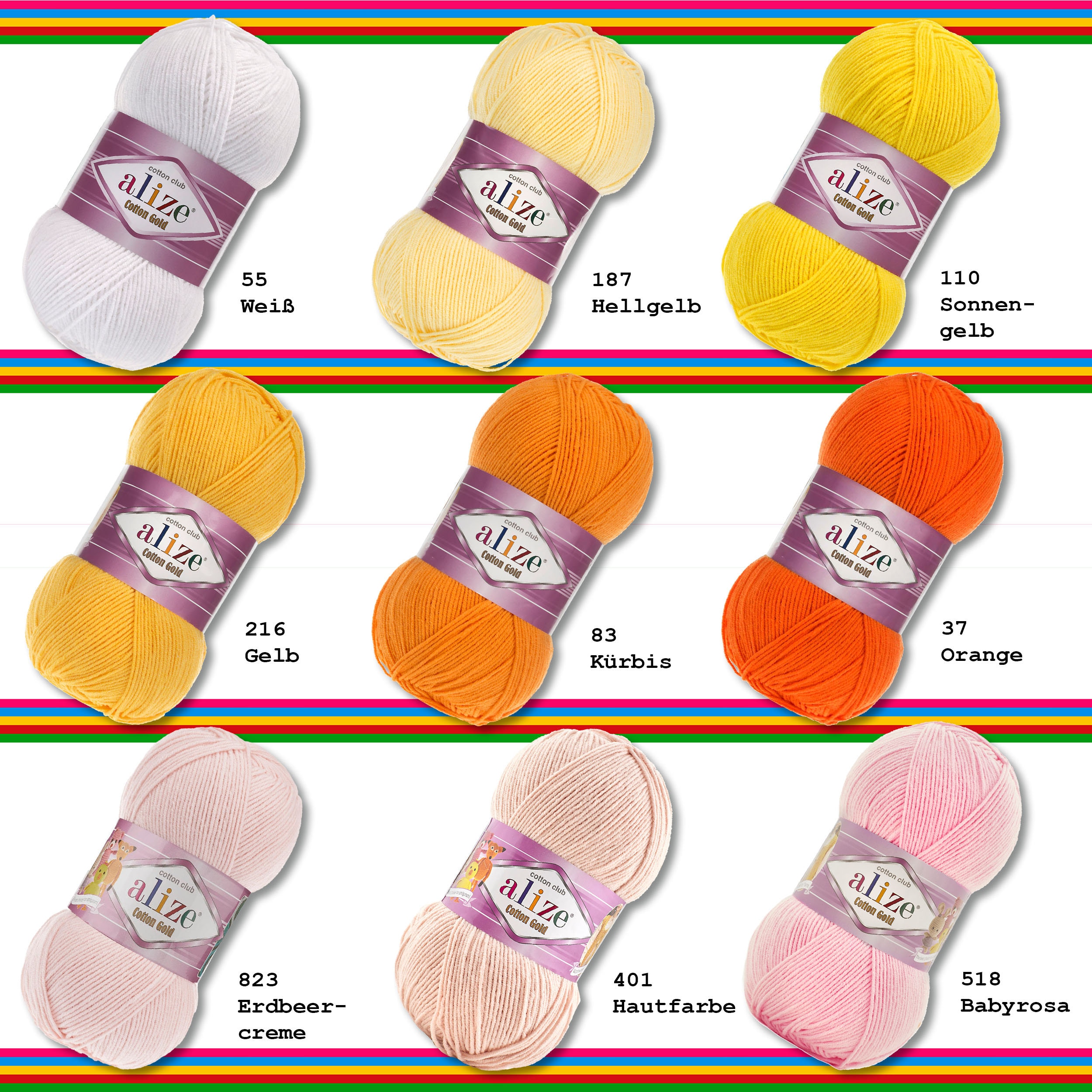 Hilo De Algodón Reciclado 100% - Pack De 5 Madejas De 100g (200m Cada Una), Para Amigurumi, Tejer O Crochet