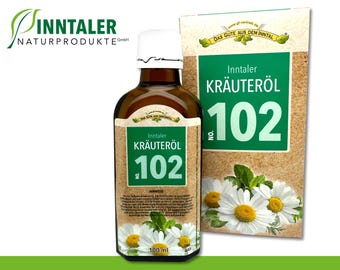 100 ml Kräuteröl NO. 102 Apothekenqualität Massage Raumduft Hautpflege Erfrischung sehr ergiebig Inntaler Naturprodukte