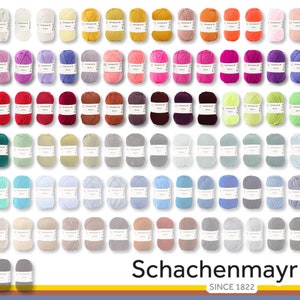 Schachenmayr 50 g Bravo Knitting Crochet Amigurumi 50 Colors | another 49 colors in another offer