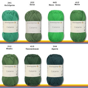 Schachenmayr 50 g Catania Knitting Crochet Cotton Amigurumi 63 Colors another 47 colors in another offer image 9