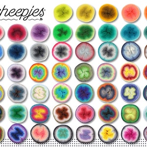 Scheepjes 215 g Whirl Bobbel Gradient Yarn Crochet Knitting 53 Colors