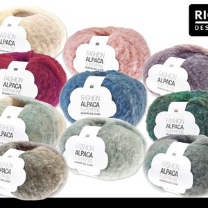 Rico Design 100 g Fashion Alpaca Superfine Heavens Big Cloud Wool Knitting Alpaca Gradient 10 Colors