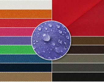 Waterproof fabric Oxford fabric 600Dx600D 150cm wide sold by the meter 14 colors