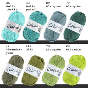 Lana Grossa 50 g Cotone Baumwolle Stricken Häkeln Basic-Garn Sommergarn Wolle Garn 70 Farben Bild 7