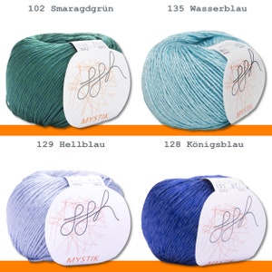 Ggh 5 X 50 G Mystic Summer Yarn Cotton Viscose bamboo Knitting ...