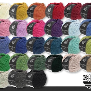 Lana Grossa 5 x 50 g Cool Merino Big Wool Yarn Knitting New Wool Soft 27 Colors