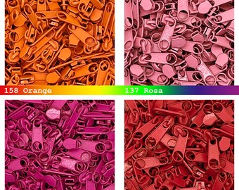 10 M Cerniera Lampo Infinita, Spirale 3 Mm + 30 Cursori, 33 Colori - Foto 3