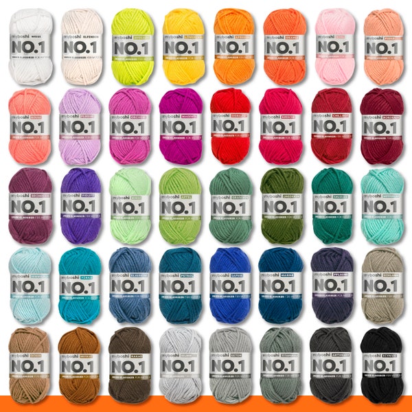 MyBoshi 3 x 50g No1 Mulesing Free Wool Quick Knitting Yarn