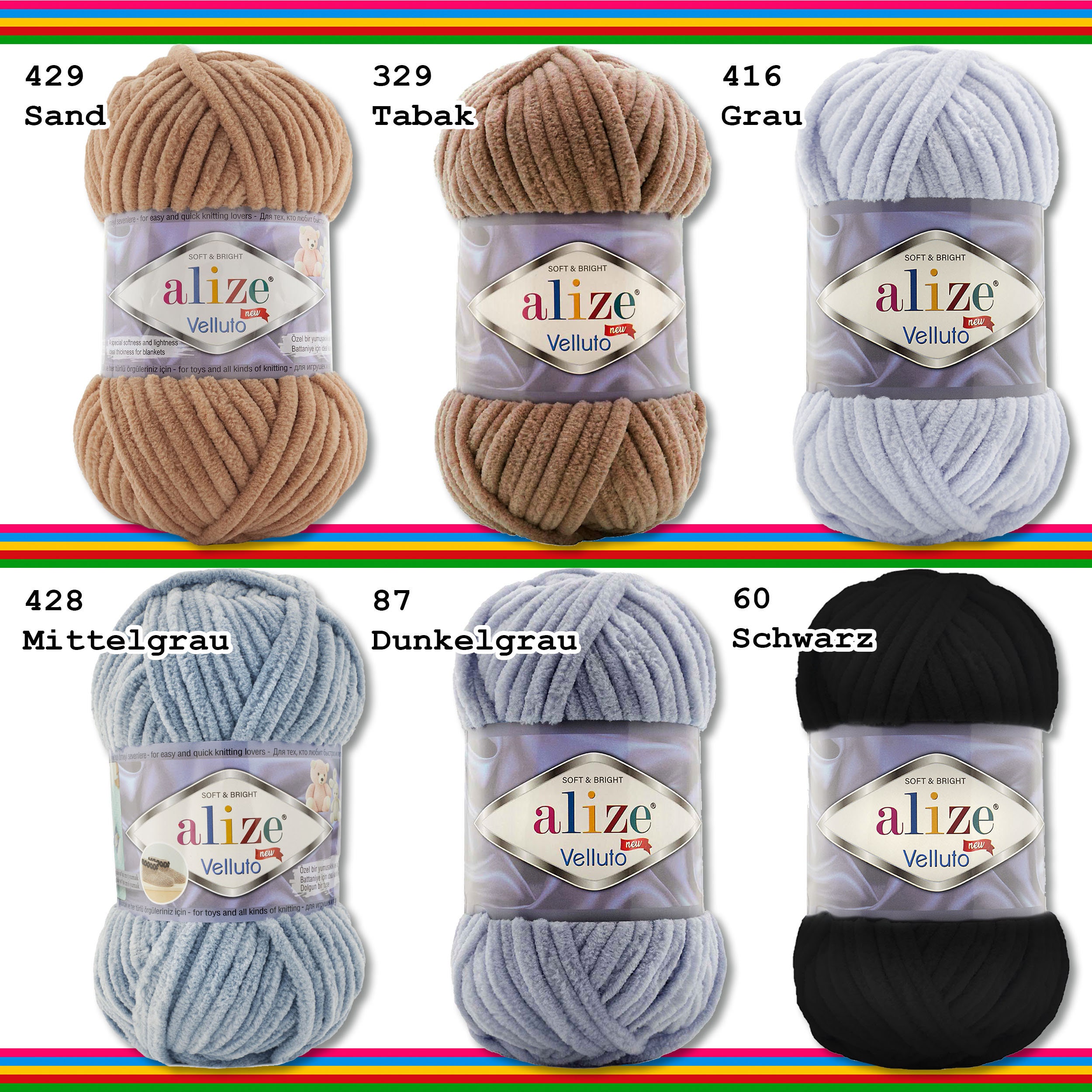 Maxee Lana Ciniglia Vellutata 300g (3x100g): Morbida, Ideale Per Uncinetto E Maglia, Per Coperte E Sciarpe