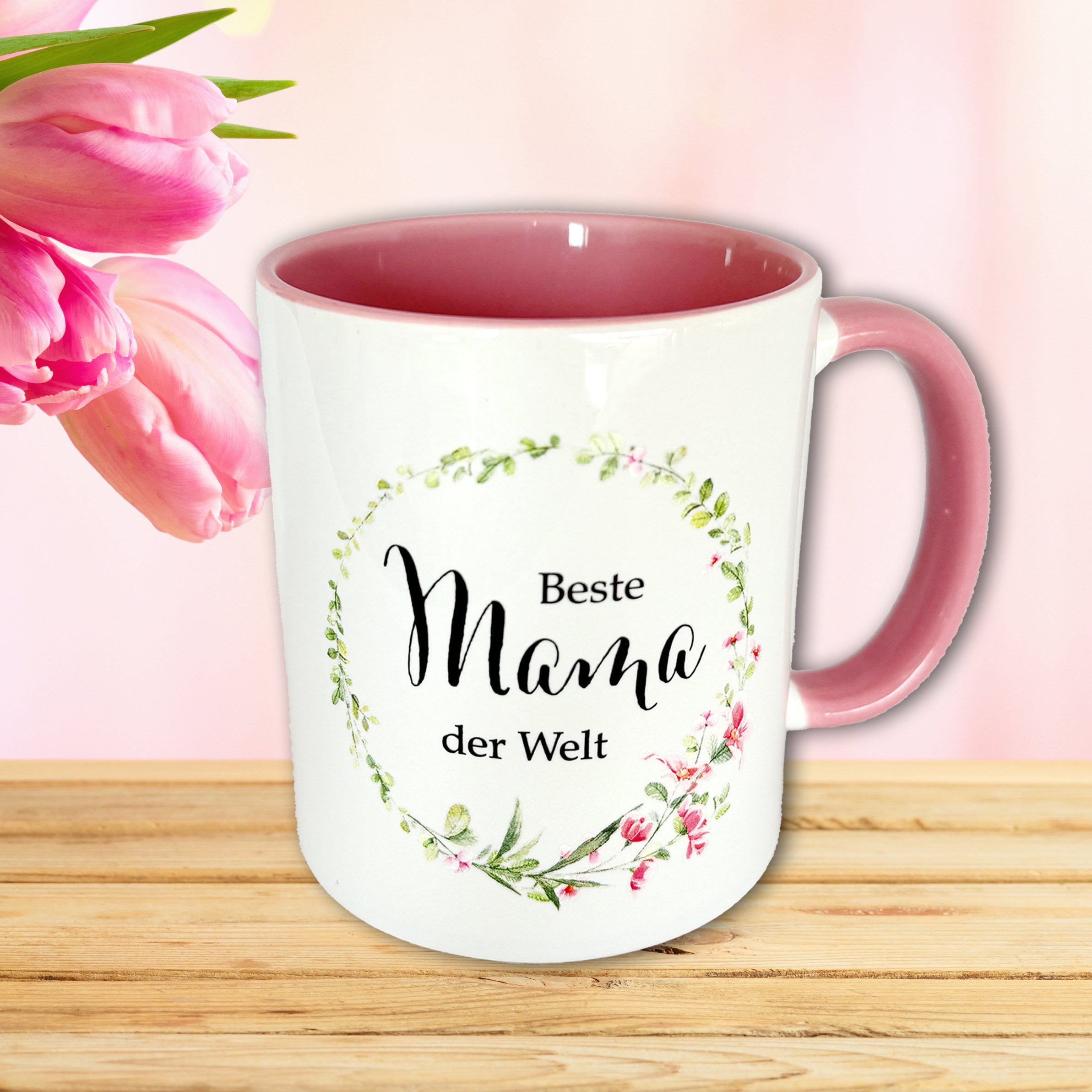 Tazza "Beste Mama Der Welt" – Idea Regalo Per La Festa Della Mamma, 330 Ml, Stampata Su Entrambi I Lati, Lavabile In Lavastoviglie