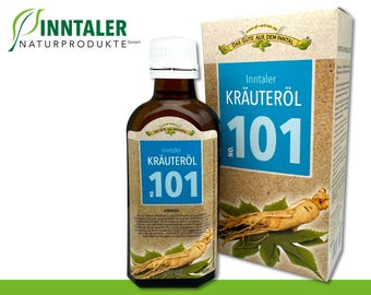 100 ml Kräuteröl NO. 101 Apothekenqualität Massage Raumduft Hautpflege Erfrischung sehr ergiebig Inntaler Naturprodukte