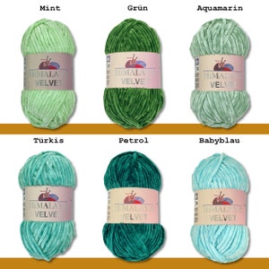 Himalaya 100 g Velours Chenille Laine Tricot Crochet Amigurumi moelleux 42 couleurs image 6