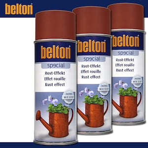 3 x 400ml Kwasny Belton Special Rust Effect | Rust-Look Spray Paint Decoration