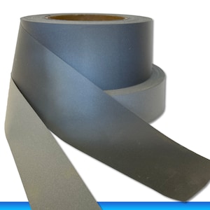 3m Cinta fluorescente para coser Cinta reflectante Cinta de seguridad 30 mm - 50 mm TXR Plata