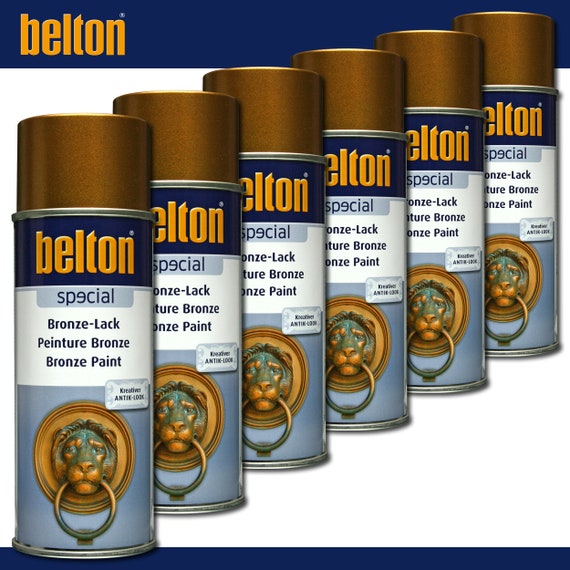 Kwasny Belton special 6 x 400 ml bronze paint antique gold paint spray  antique look