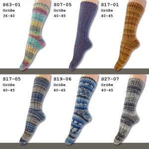1 paire de chaussettes Frida's socks en laine tricotée mélange mérinos-polyamide pour homme et femme 2 tailles 36-40 et 40-45 24 couleurs image 4