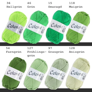 Lana Grossa 50 g Cotone Coton Tricot Crochet Fil de Base Fil d'Été Fil de Laine 70 Couleurs image 8