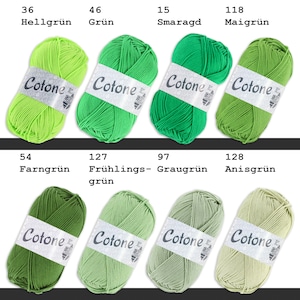 Lana Grossa 50 g Cotone Baumwolle Stricken Häkeln Basic-Garn Sommergarn Wolle Garn 70 Farben Bild 8