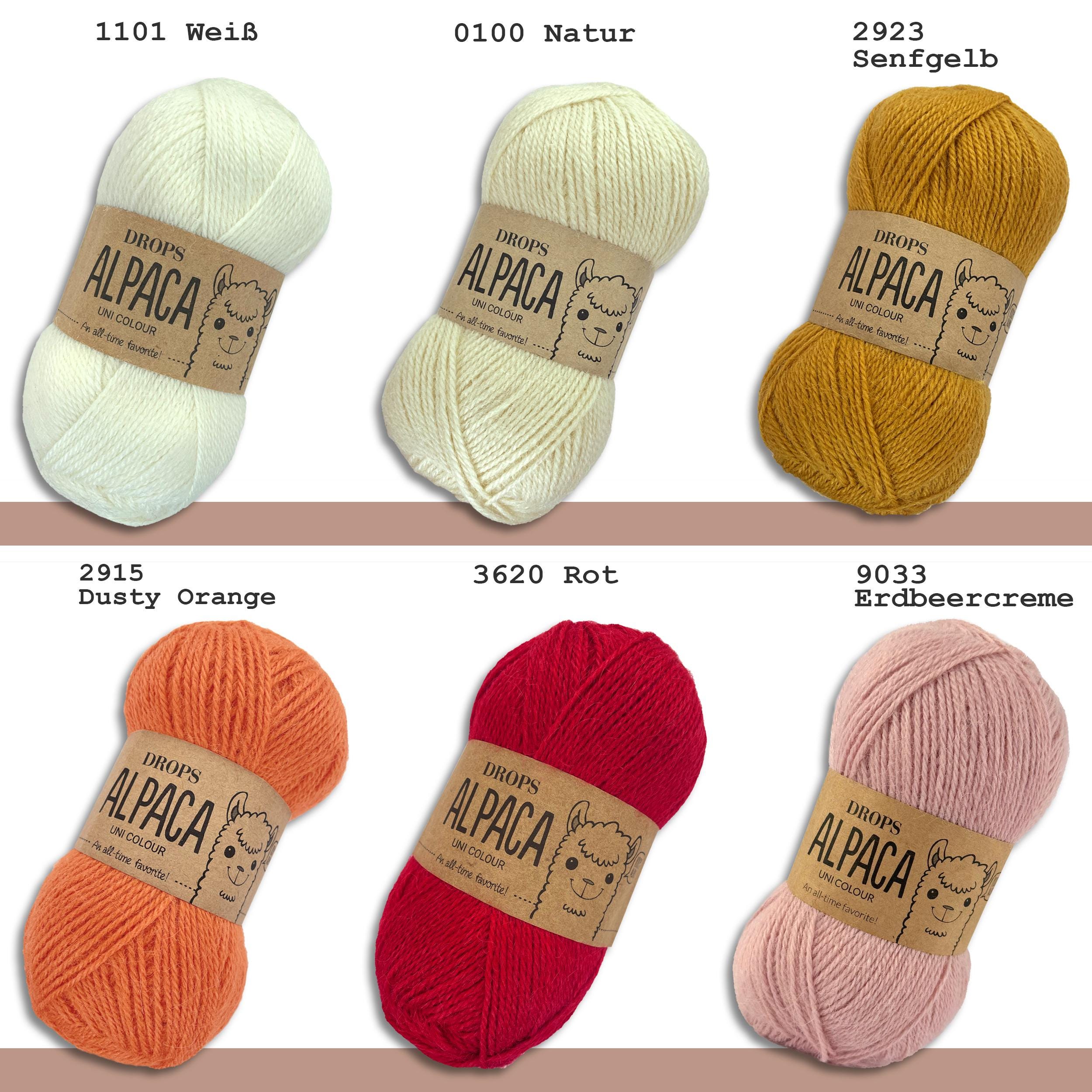 Drops 50 G Alpaca Uni Mix Alpaca Wool Yarn Soft Baby Child