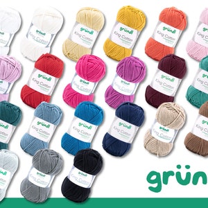 10 ovillos de lana Gründl para Amigurumi 100% algodón