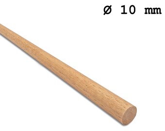 50 Bastoncini In Faggio 4mm X 100cm - Lisci E Non Trattati, Made In Austria Per Fai Da Te E Artigianato - Foto 4