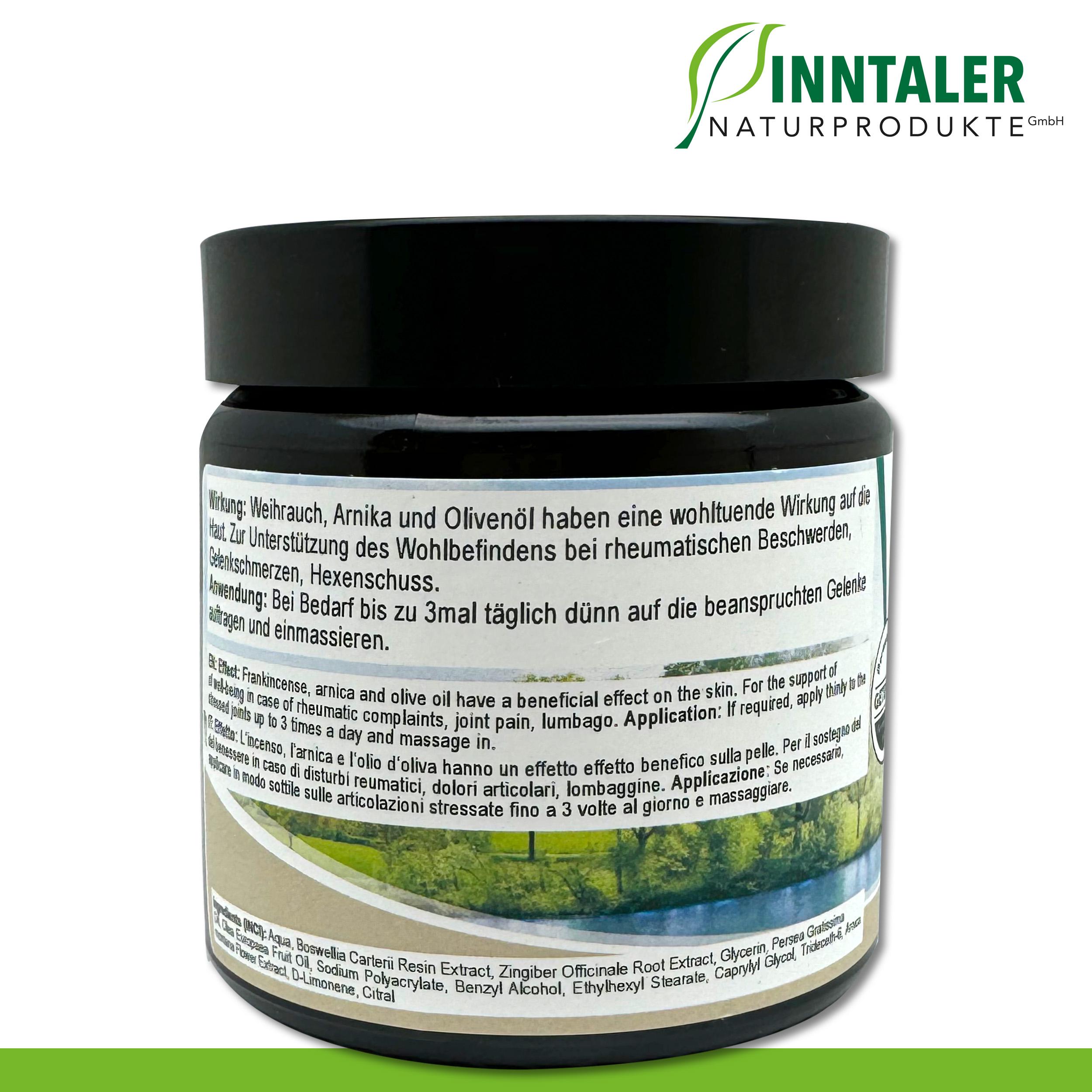 2 X 110 ML Weihrauch-Creme Extra Forte Inntaler Naturprodukte IN - Foto 10