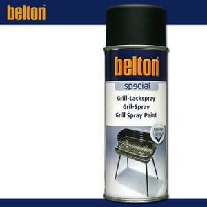 Pintura especial para parrilla Kwasny Belton 400 ml en spray negro mate