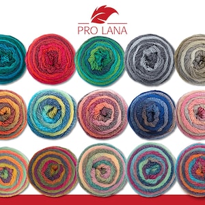 Pro Lana 150 g Diamant Farbverlaufsgarn Stricken Häkeln Wolle soft weich pflegeleicht 15 Farben