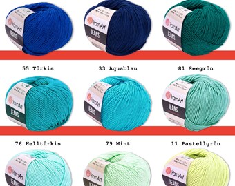 Frida's Wollhaus YarnArt 50 G Jeans Maglia Uncinetto - Foto 3