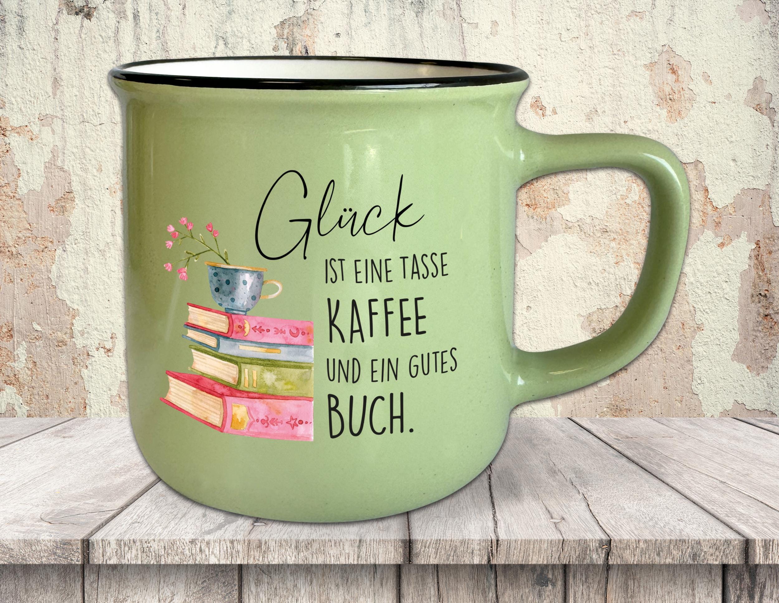 Vintage Tasse mit Spruch T169 
