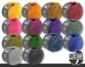 Lana Grossa 50 g Cool Wool Vintage Virgin Wool Merino Wool Yarn Knitting Crochet 14 Colors