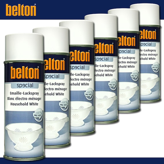 Kwasny Belton spécial 6 x 400 ml peinture émail spray blanc 