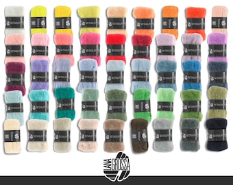 Lana Grossa 25 g Setasuri Lana Alpaca Seda Encaje Hilo Esponjoso Suave Ganchillo Tejer 45 Colores