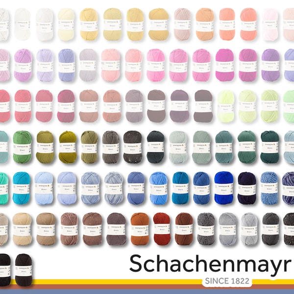Schachenmayr 50 g Bravo Tricot Crochet Amigurumi 49 Couleurs | 50 autres couleurs dans une autre offre