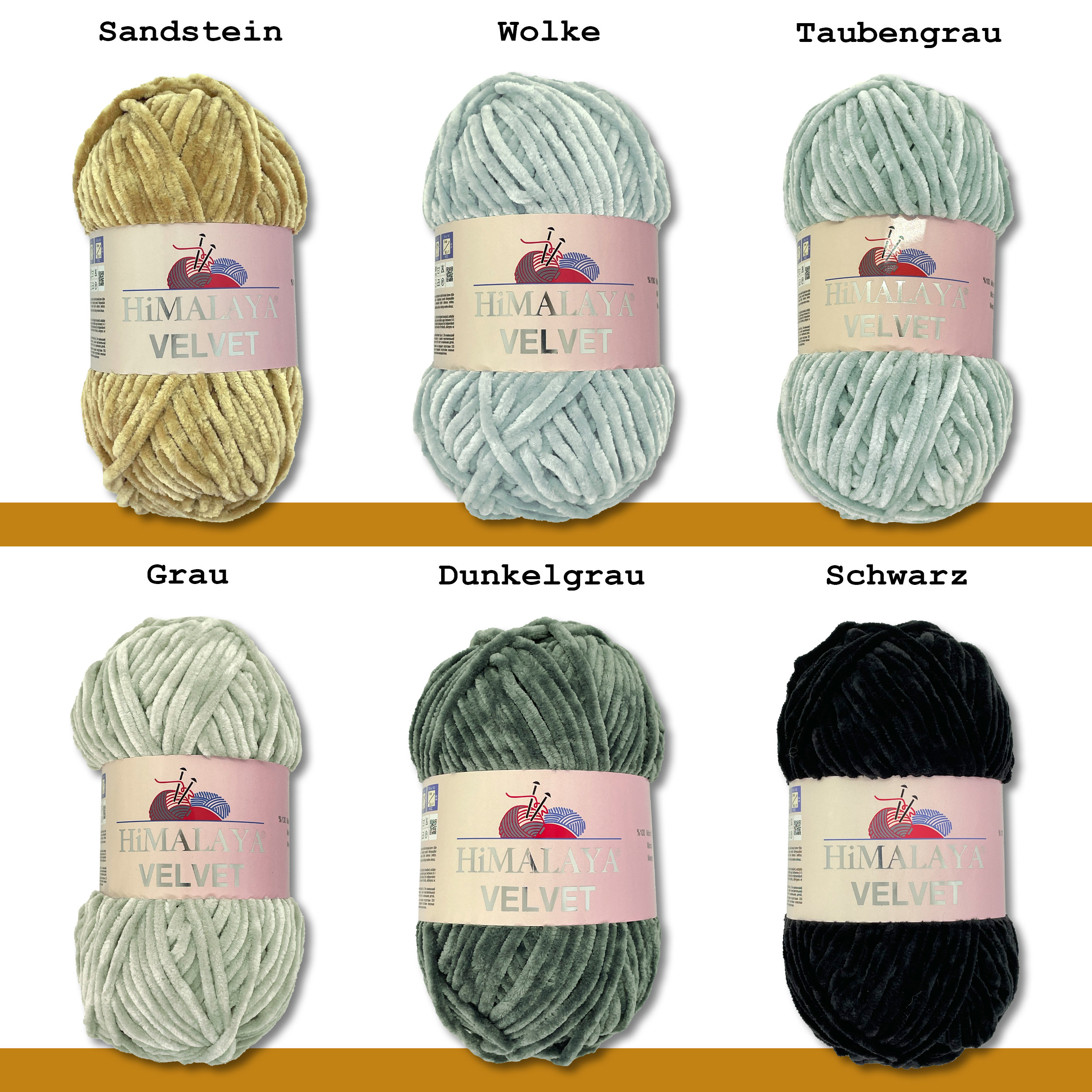 Wohnkult Himalaya 3 x 100 g Velvet Dolphin wol 40 kleuren om uit te kiezen Chenille breigaren Flauschwolle glans accessoire kleding dekens (90018 | rood