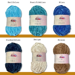 Himalaya 100 g Velours Chenille Laine Tricot Crochet Amigurumi moelleux 42 couleurs image 7