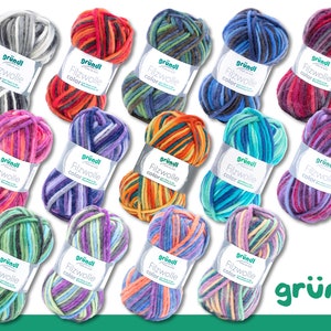 Gründl 150 G Hot Socks Manerba 6-ply Sock Yarn Gradient Wool Crochet  Embroidery Stockings Socks 8 Colors 