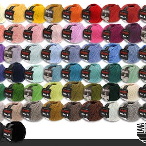 Lana Grossa 50g Brigitte No. 2 Netgaren Alpaca en Watten 56 Kleuren