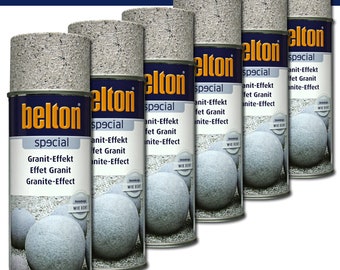 Kwasny Belton Special 6 x 400 ml granite effect spray paint sandstone granite look decoration