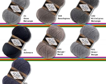 Alize 100 G Lanagold Aus Wolle Und Acryl Universal Einfarbig