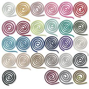 1 m cotton cord braided cord rope macrame Ø 9 mm | 28 different colors to choose from | Sold by the meter