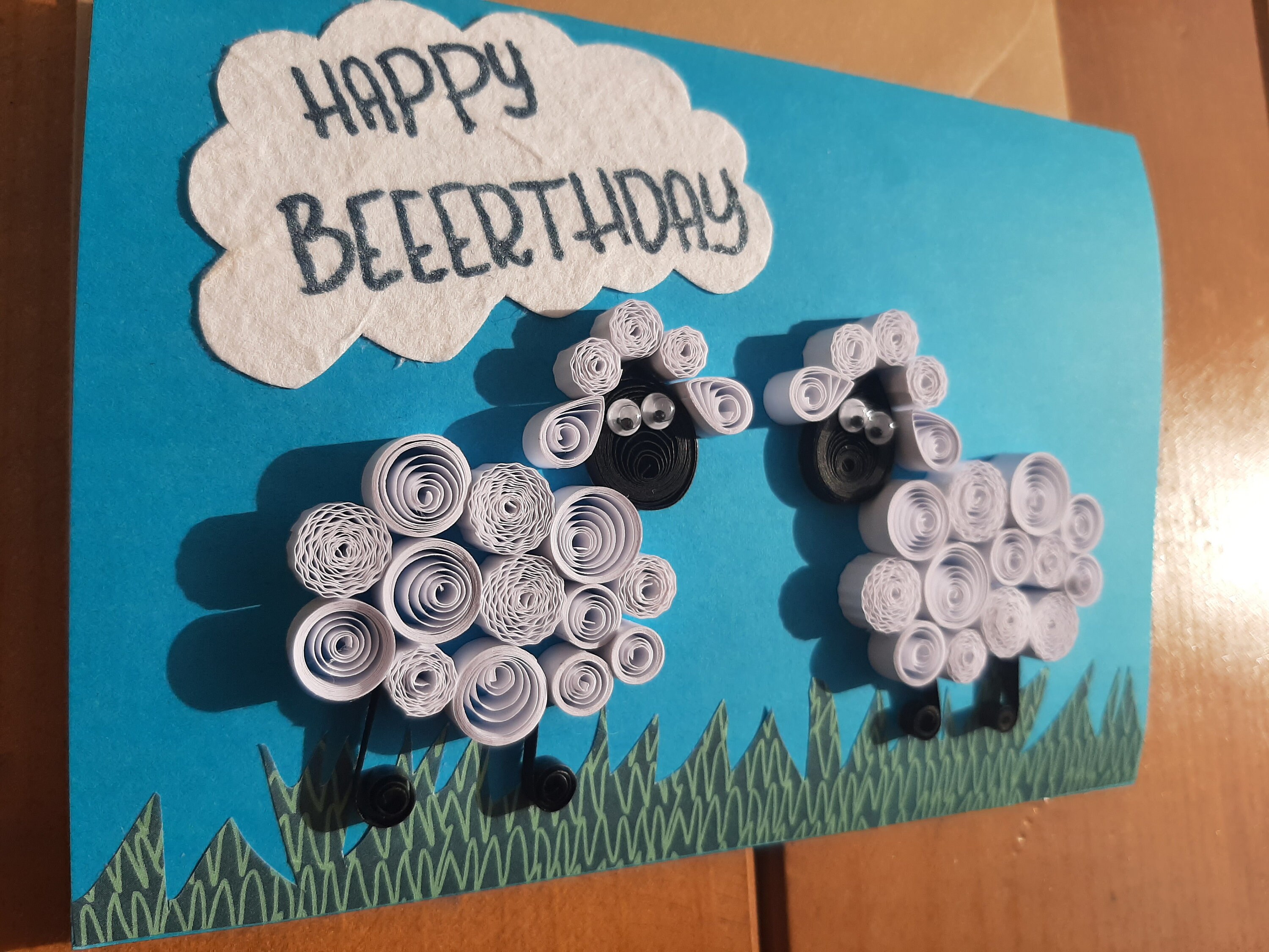 Geburtstagskarte Schafe Alles gute Schaf Geburtstag Bäh Etsy