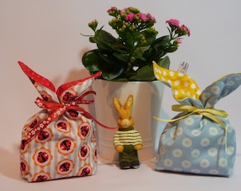 Kleines Osterbeutelchen Körbchen ,Osterhase, Geschenk