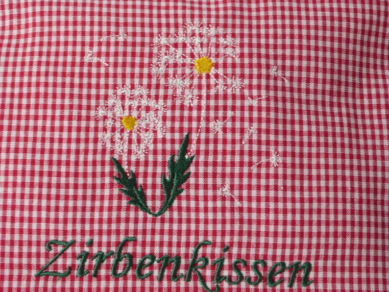 Kissen mit Zirbenspänen gefüllt Bild 2