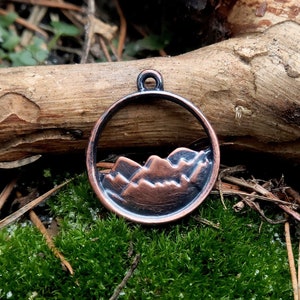 Gift for Mountain Lovers, Mountain Necklace, Mountain Jewelry, Travel necklace, Outdoor pendant, Climbing lovers